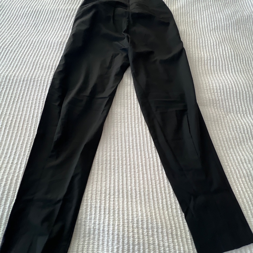 Oblique Creation Chic Black Pants with Gold Zipper Size 00 - Picture 9 of 12
